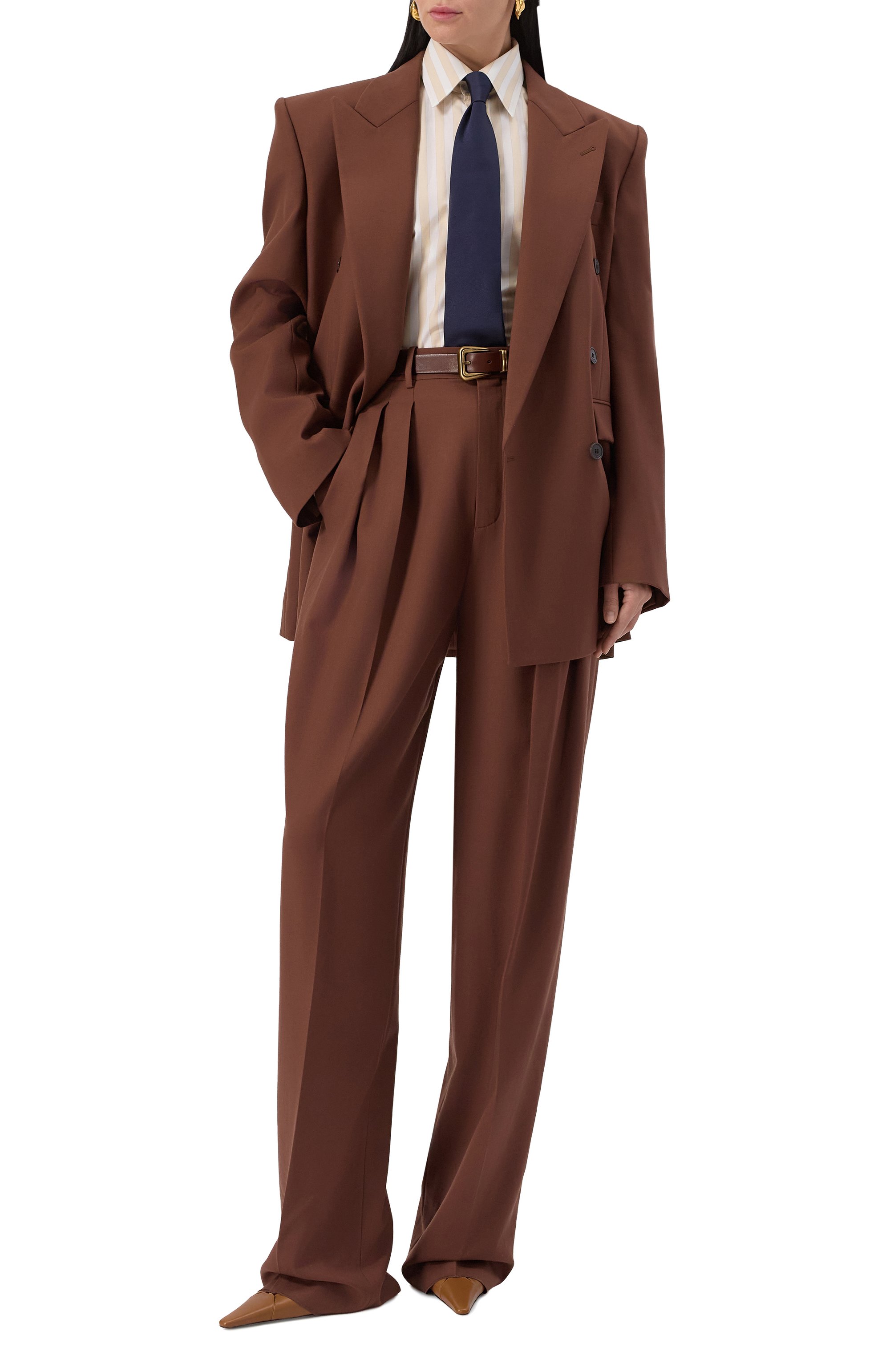 Хлопковая рубашка SAINT LAURENT, арт. 829703/Y7C11, фото 2