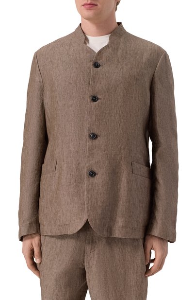 Льняной пиджак GIORGIO ARMANI, арт. GM001742/AF17957, фото 5