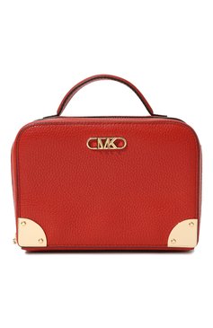 Женская сумка estelle small MICHAEL MICHAEL KORS красного цвета, арт. 32F3G9EC5L | Фото 1 (Сумки-технические: Сумки top-handle; Материал: Натуральная кожа; Материал сплава: Проставлено; Ремень/цепочка: На ремешке; Драгоценные камни: Проставлено; Размер: small)