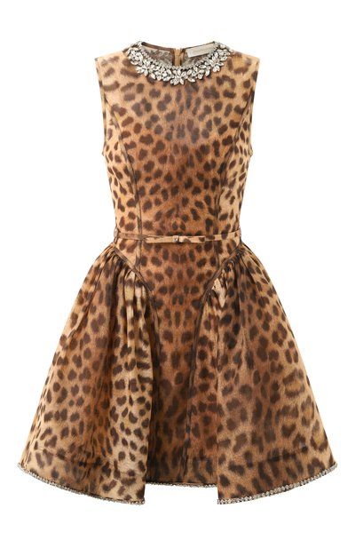 Женское платье изо льна и шелка ZIMMERMANN, арт. 2150DR251