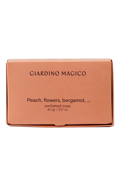 Женского парфюмированное мыло peach, flowers, bergamot, … (80g) GIARDINO MAGICO, арт. 4640200326003
