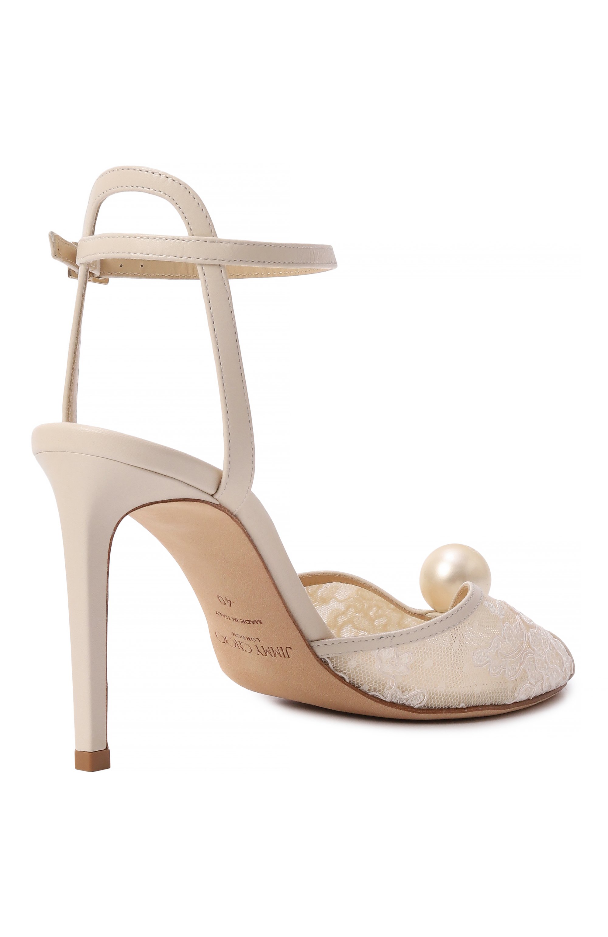 Комбинированные босоножки sacora 85 JIMMY CHOO, арт. SAC0RA 85/FXW, фото 5