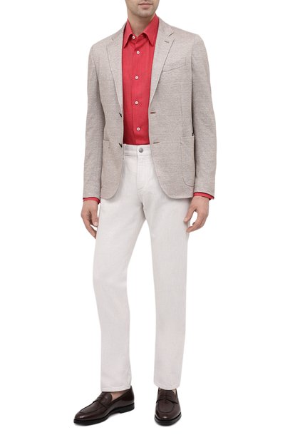 Льняная рубашка BRIONI, арт. SCAY0L/P9111, фото 2