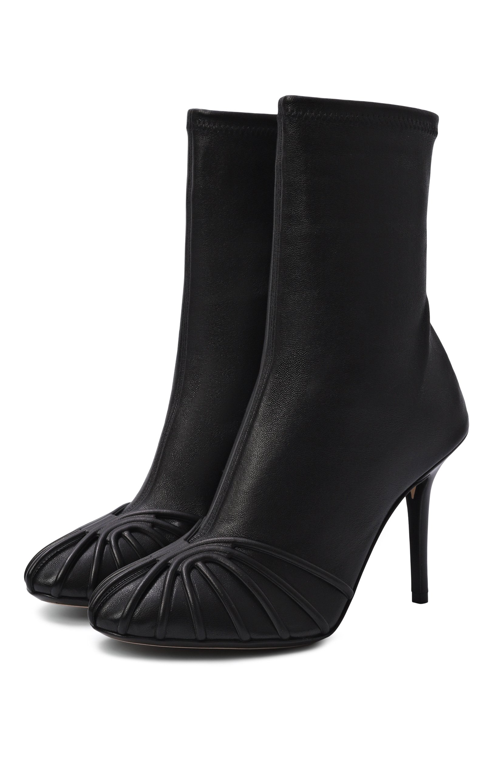 Кожаные ботильоны karen 95 ALEVI MILANO, арт. L26S7004.R.1044997/NAPPA STRETCH, фото 1
