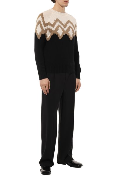 Кашемировый свитер PRADA черно-белого цвета по цене 380000 руб., арт. UMB337-10O7-F0040-212, фото 2 Кашемировый свитер PRADA, арт. UMB337-10O7-F0040-212, фото 2