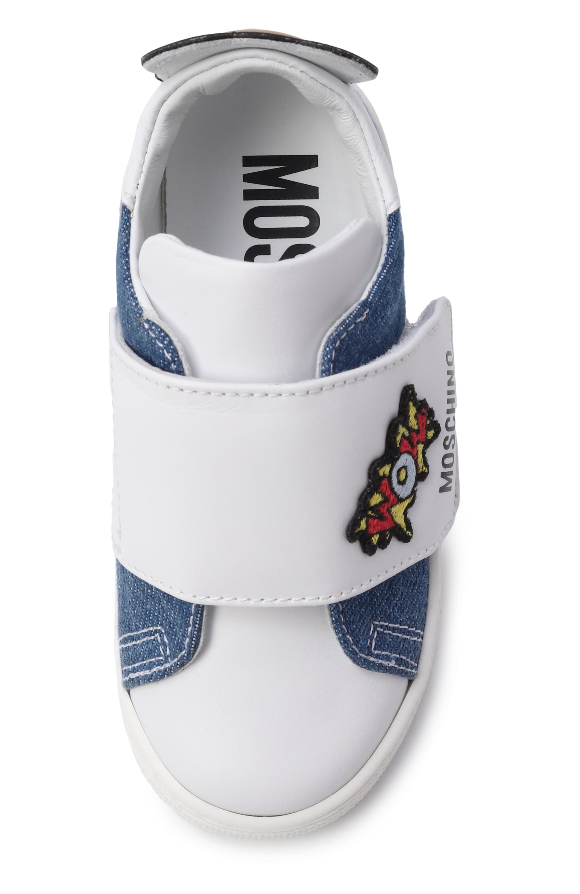 Комбинированные кеды MOSCHINO, арт. 82958/VAR1, фото 4