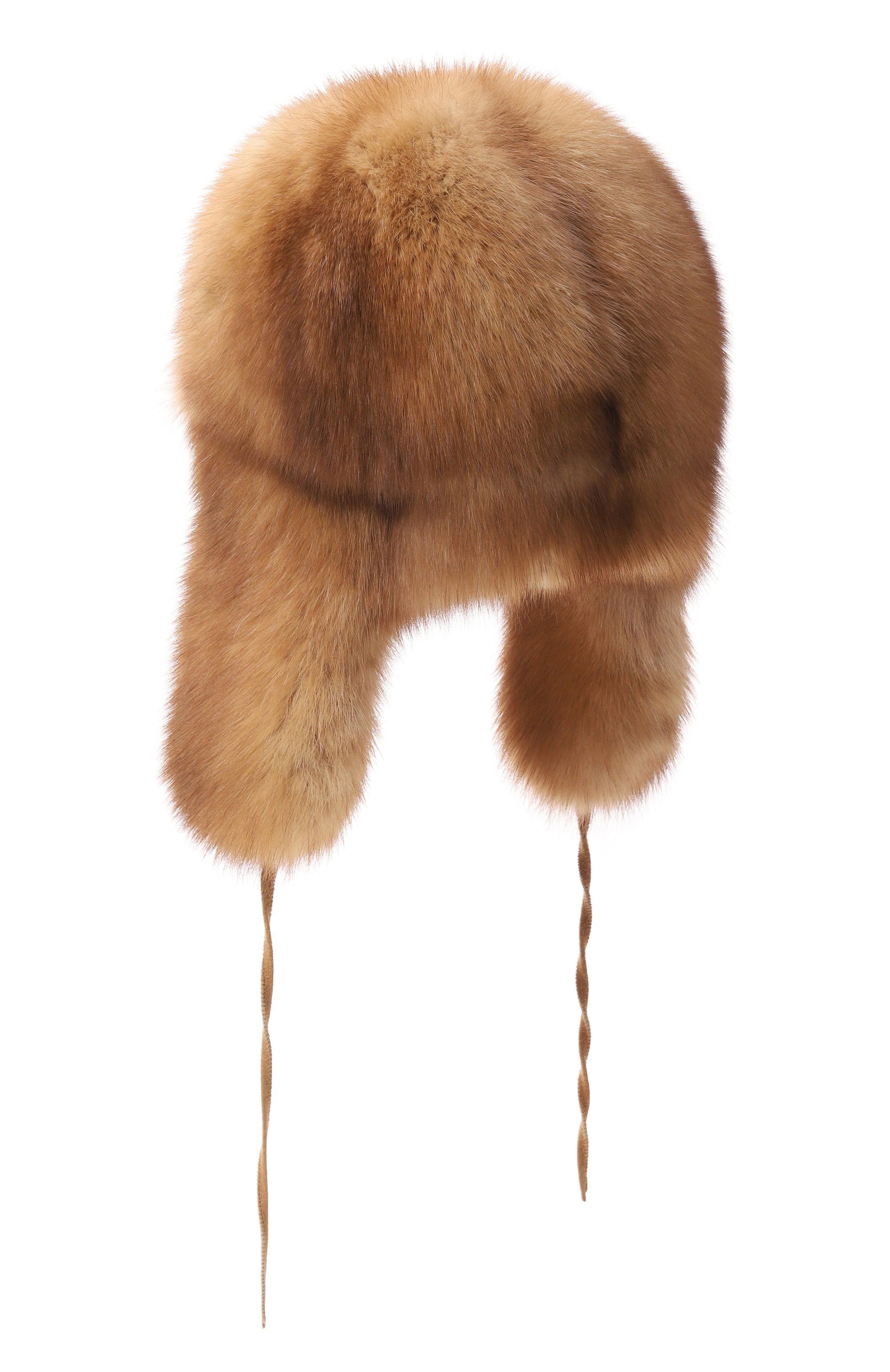 Меховая шапка-ушанка мари из соболя FURLAND коричневого цвета по цене 630000 руб., арт. 0098001910047300022, фото 2 Меховая шапка-ушанка мари из соболя FURLAND, арт. 0098001910047300022, фото 2