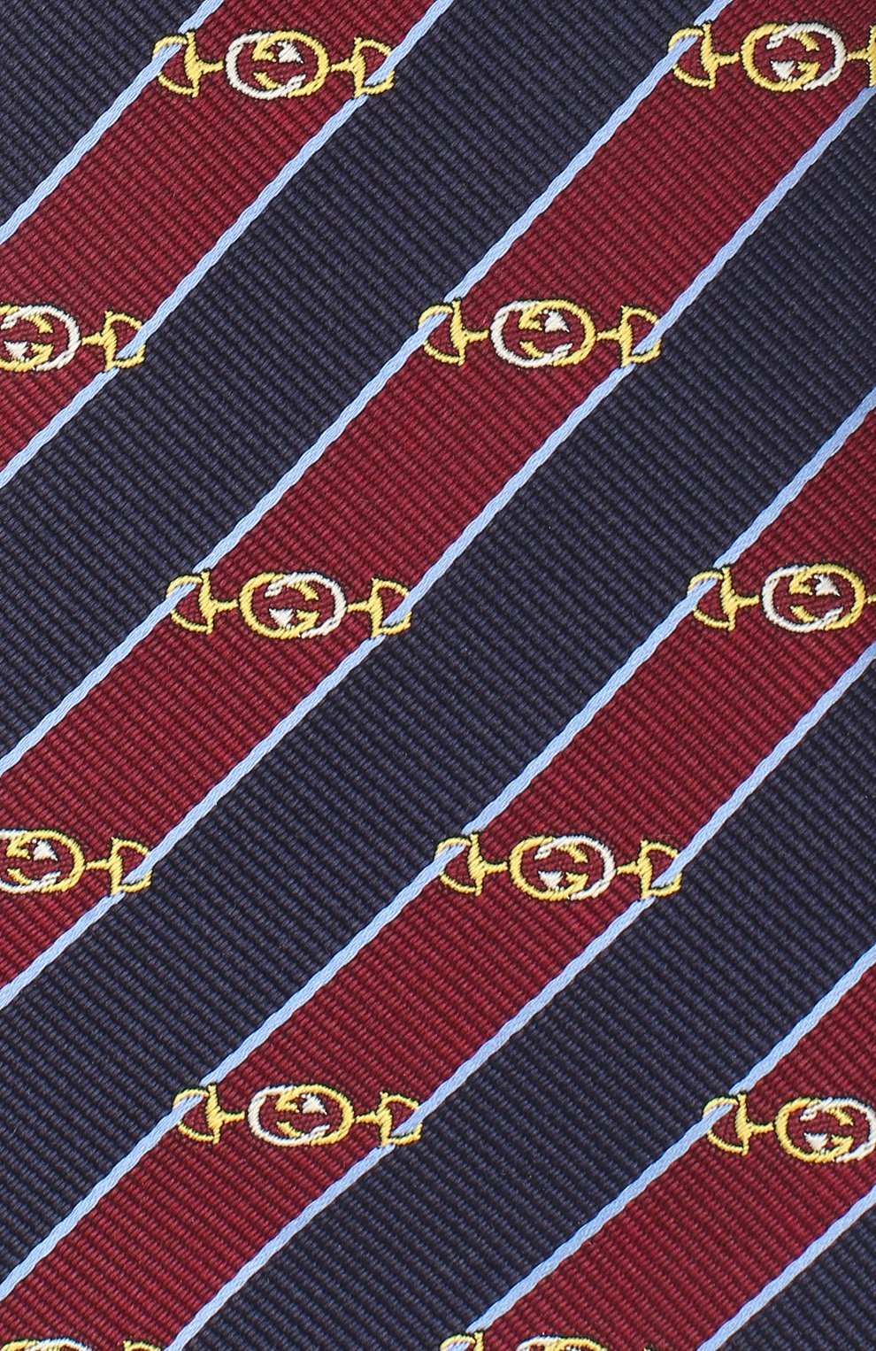 Шелковый галстук GUCCI бордового цвета по цене 28800 руб., арт. 624077/4E002, фото 3 Шелковый галстук GUCCI, арт. 624077/4E002, фото 3