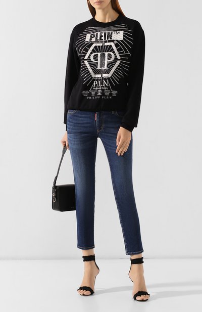 Джинсы DSQUARED2 синего цвета по цене 31150 руб., арт. S75LB0214/S30595, фото 2 Джинсы DSQUARED2, арт. S75LB0214/S30595, фото 2