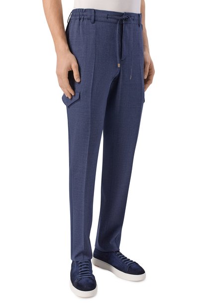 Брюки-карго из шерсти и вискозы BERWICH, арт. SUB25/ZG1350, фото 3