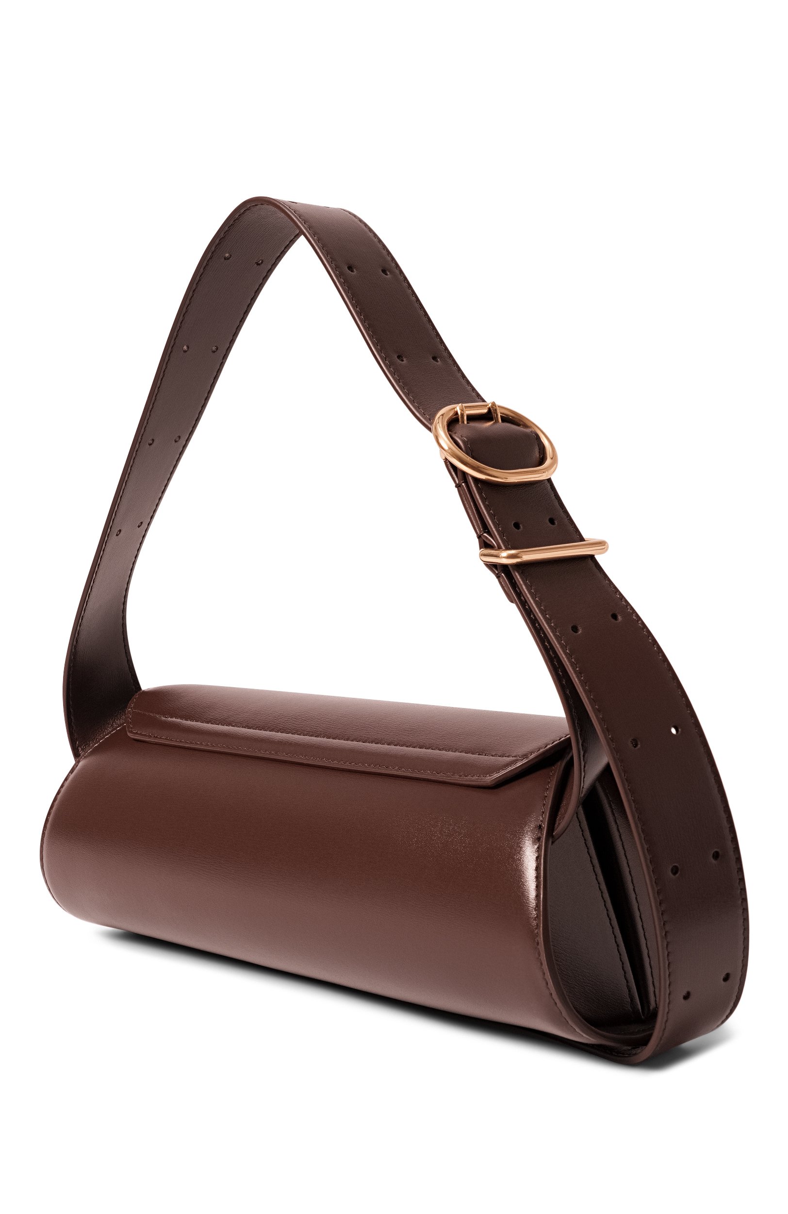 Сумка cannolo small JIL SANDER темно-коричневого цвета по цене 156000 руб., арт. J07WD0023-P4840, фото 4 Сумка cannolo small JIL SANDER, арт. J07WD0023-P4840, фото 4
