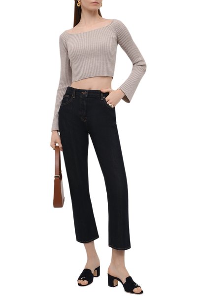 Замшевые мюли summer charms LORO PIANA, арт. FAI5579, фото 2