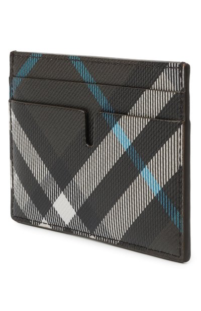Футляр для кредитных карт BURBERRY серого цвета по цене 28100 руб., арт. 8106298, фото 2 Футляр для кредитных карт BURBERRY, арт. 8106298, фото 2