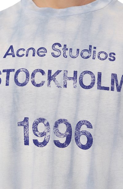 Хлопковая футболка ACNE STUDIOS, арт. FN MN TSHI000424AAV, фото 5