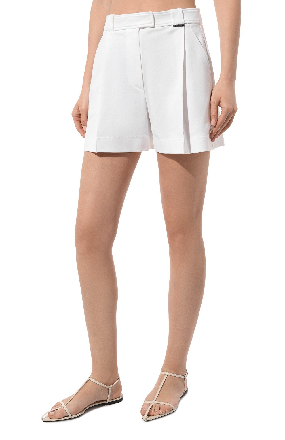 Хлопковые шорты BRUNELLO CUCINELLI, арт. ML824EN489, фото 3