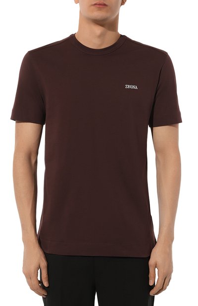 Хлопковая футболка ZEGNA, арт. UC360A6/C760, фото 3