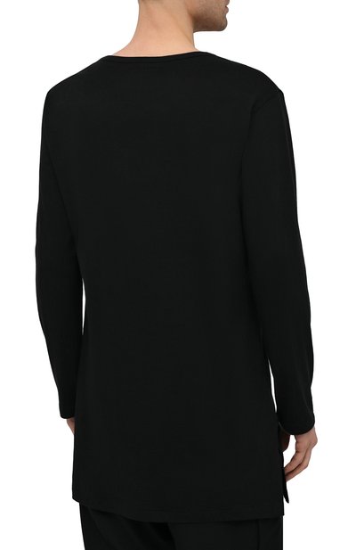 Лонгслив из хлопка и льна YOHJI YAMAMOTO, арт. HD-T56-076, фото 4
