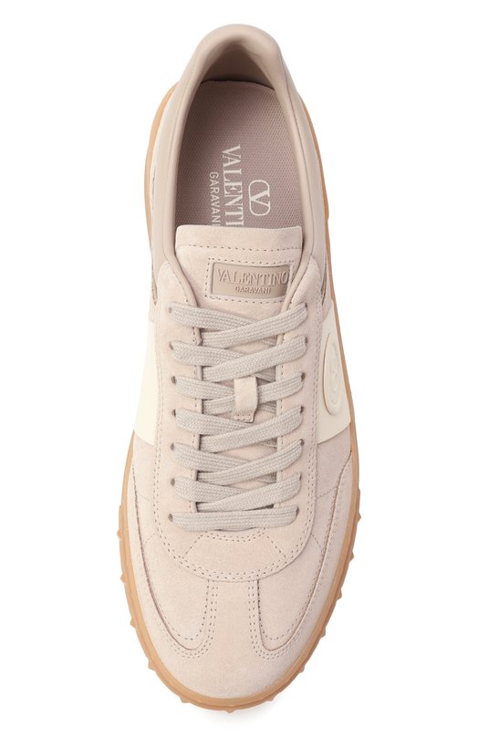 Замшевые кеды Upvillage Valentino 7W2S0IL9/FVU Бежевый  7W2S0IL9/FVU Фото 6
