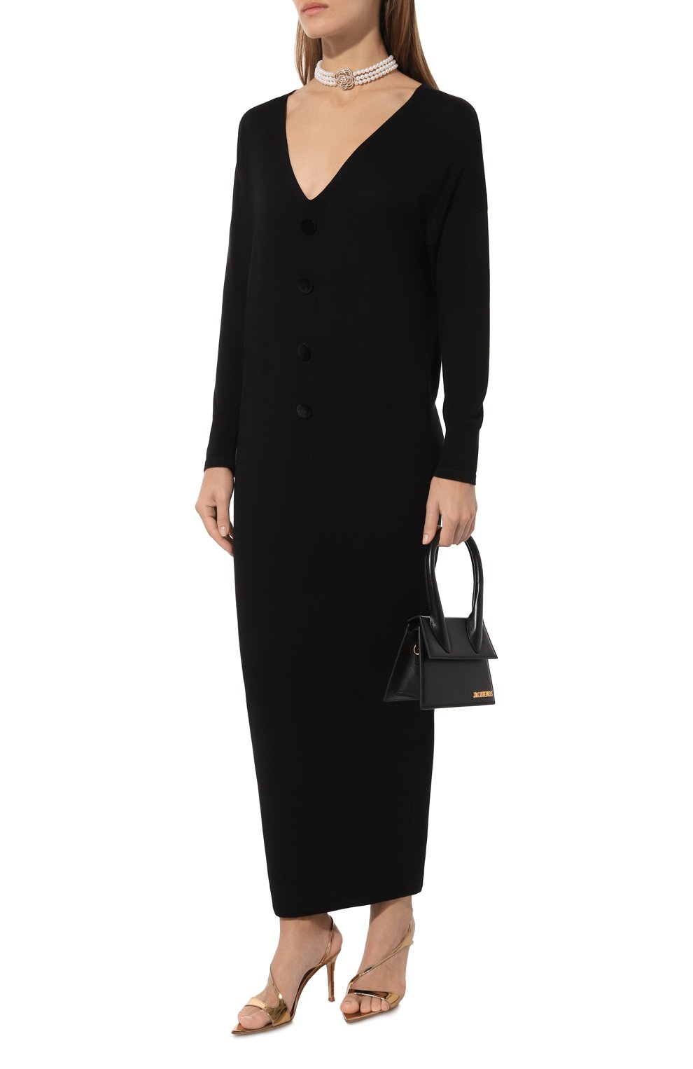 Платье из шелка и вискозы FREEAGE, арт. S23.DR049.6079.900_1, фото 2