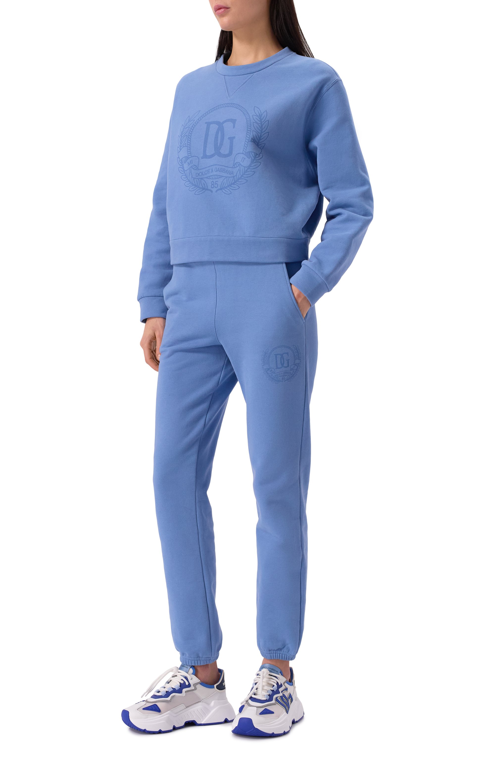 Хлопковые джоггеры DOLCE & GABBANA, арт. FTC7PT/GDCPM, фото 2