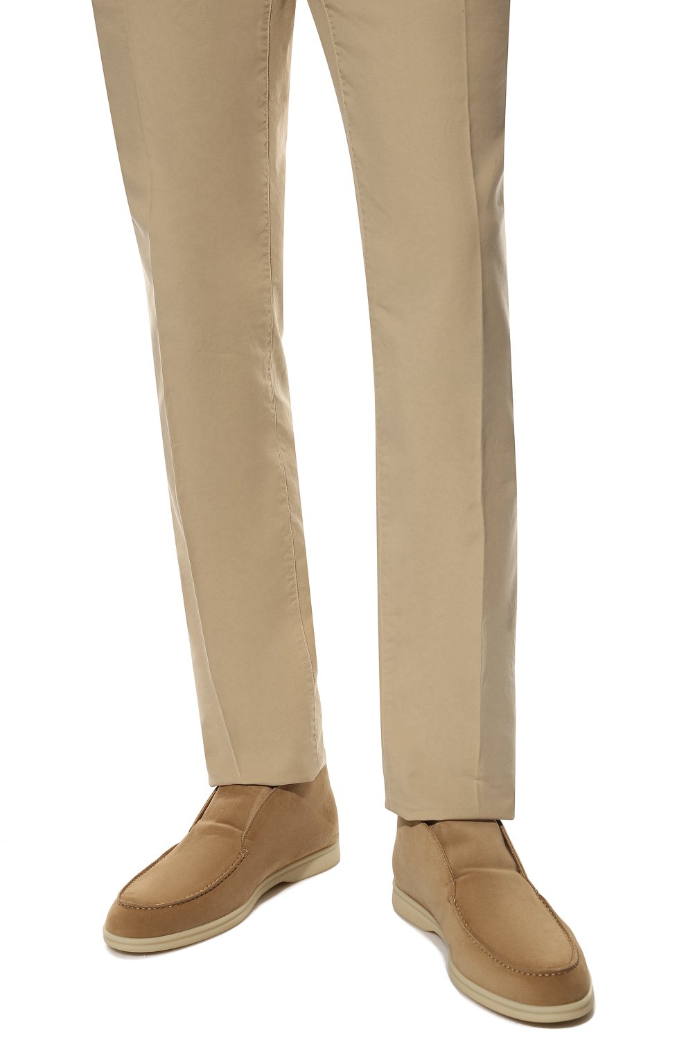 Замшевые ботинки open walk LORO PIANA, арт. FAB4368, фото 3