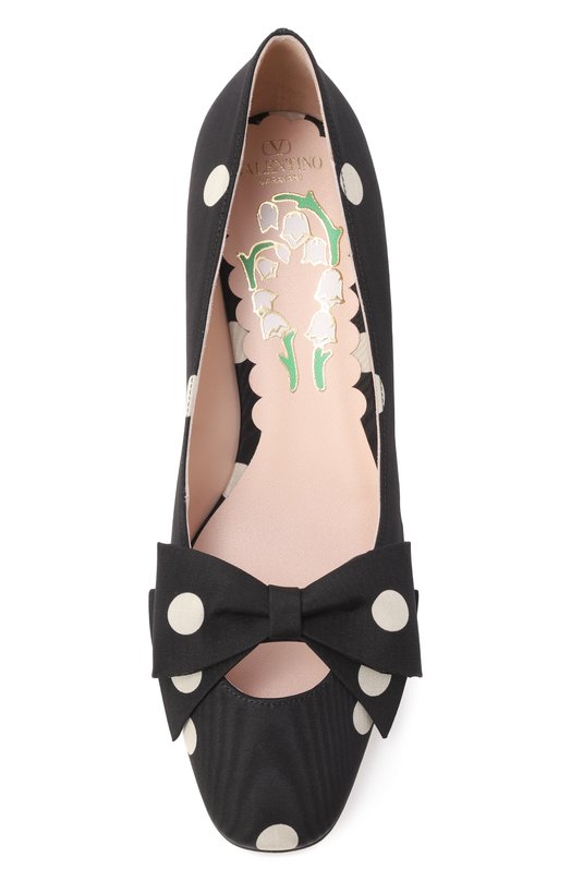 Текстильные туфли Bowow 45 Valentino 6W0S0LB5/PEP Чёрно-белый  6W0S0LB5/PEP Фото 6