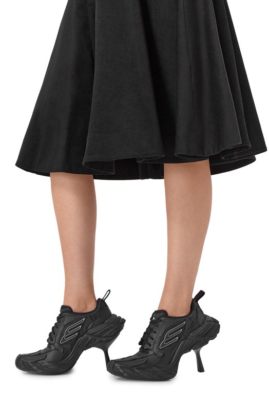 Комбинированные туфли Monday Balenciaga 828981/WSHHL Чёрный  828981/WSHHL Фото 2