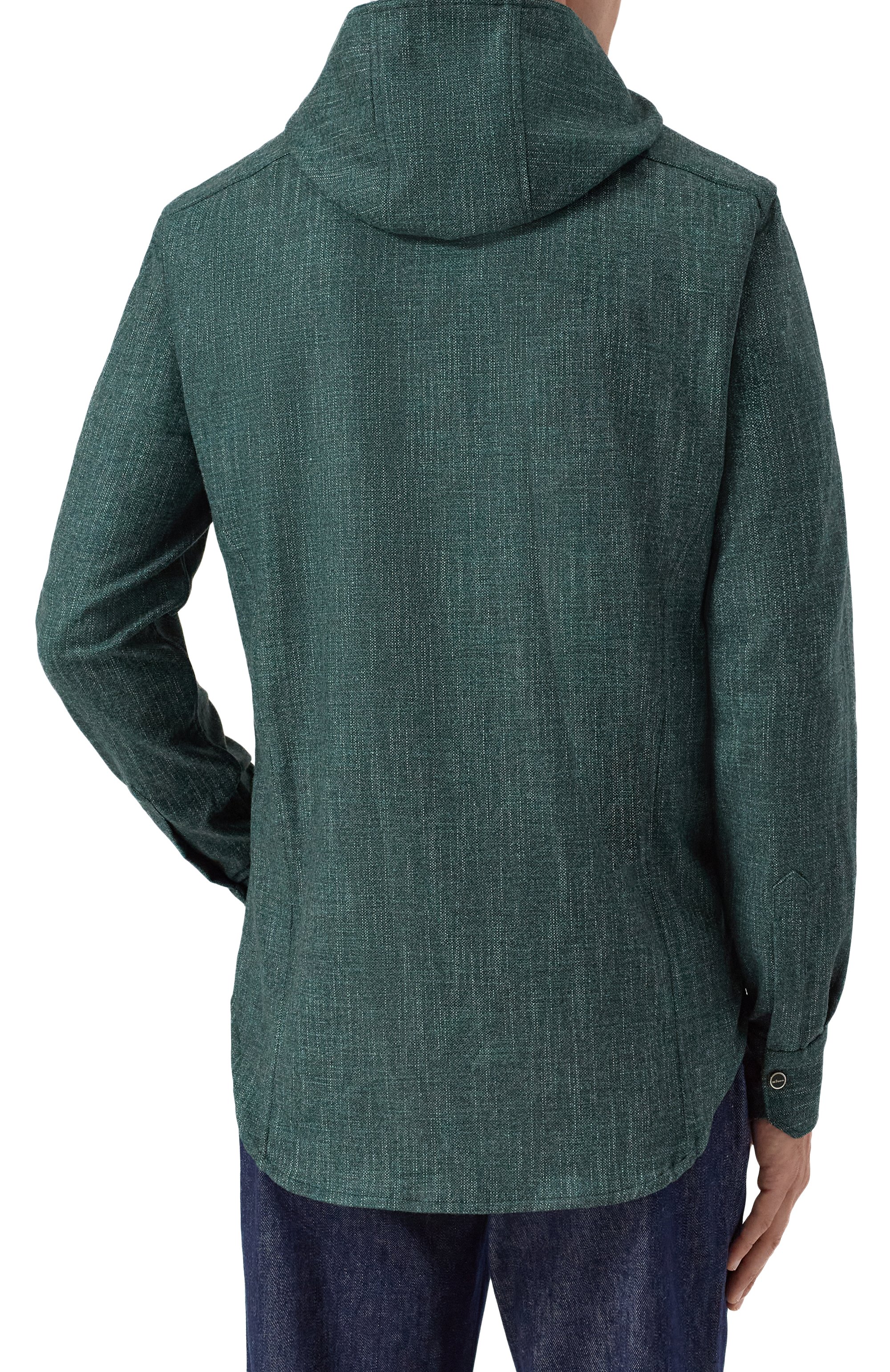 Рубашка из шерсти и шелка KITON, арт. UMCMARK0119G12, фото 4