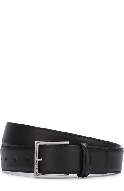 Кожаный ремень с металлической пряжкой HUGO, арт. 50385732, фото 1