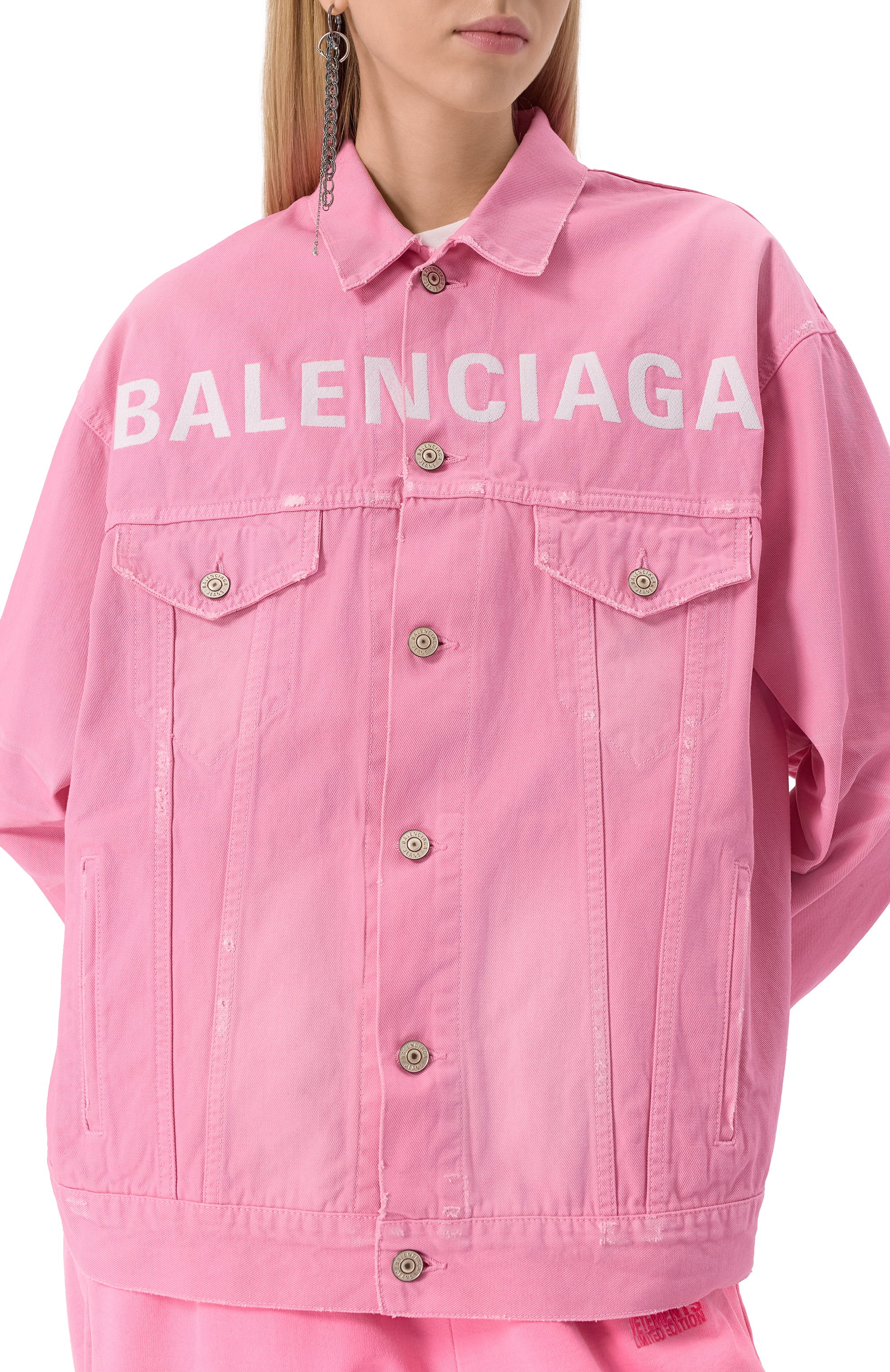 Джинсовая куртка BALENCIAGA, арт. 823408/TRWA9, фото 5