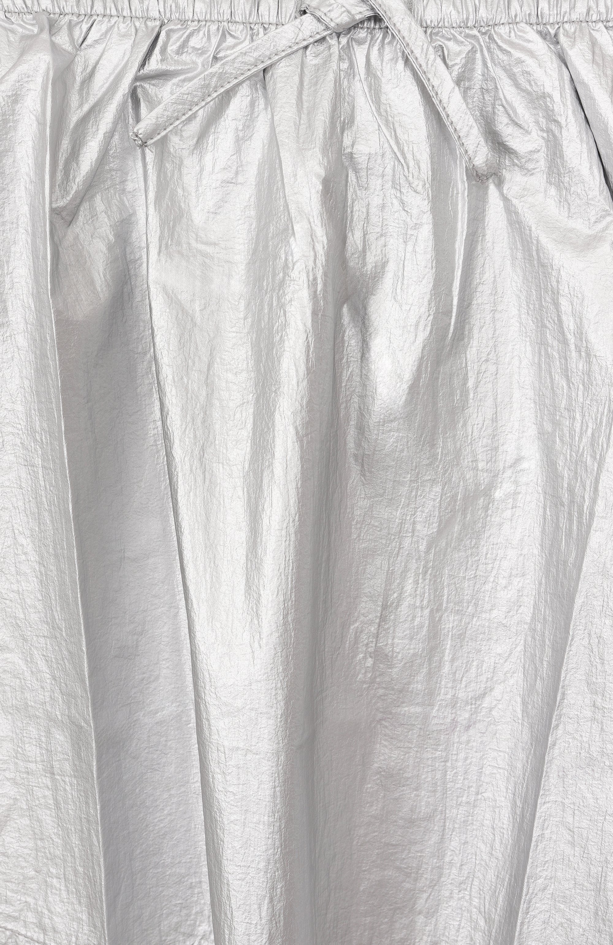 Юбка TINYCOTTONS серебряного цвета по цене 13980 руб., арт. SS25-260, фото 3 Юбка TINYCOTTONS, арт. SS25-260, фото 3