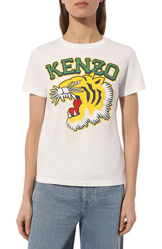 

Хлопковая футболка Kenzo, Белый