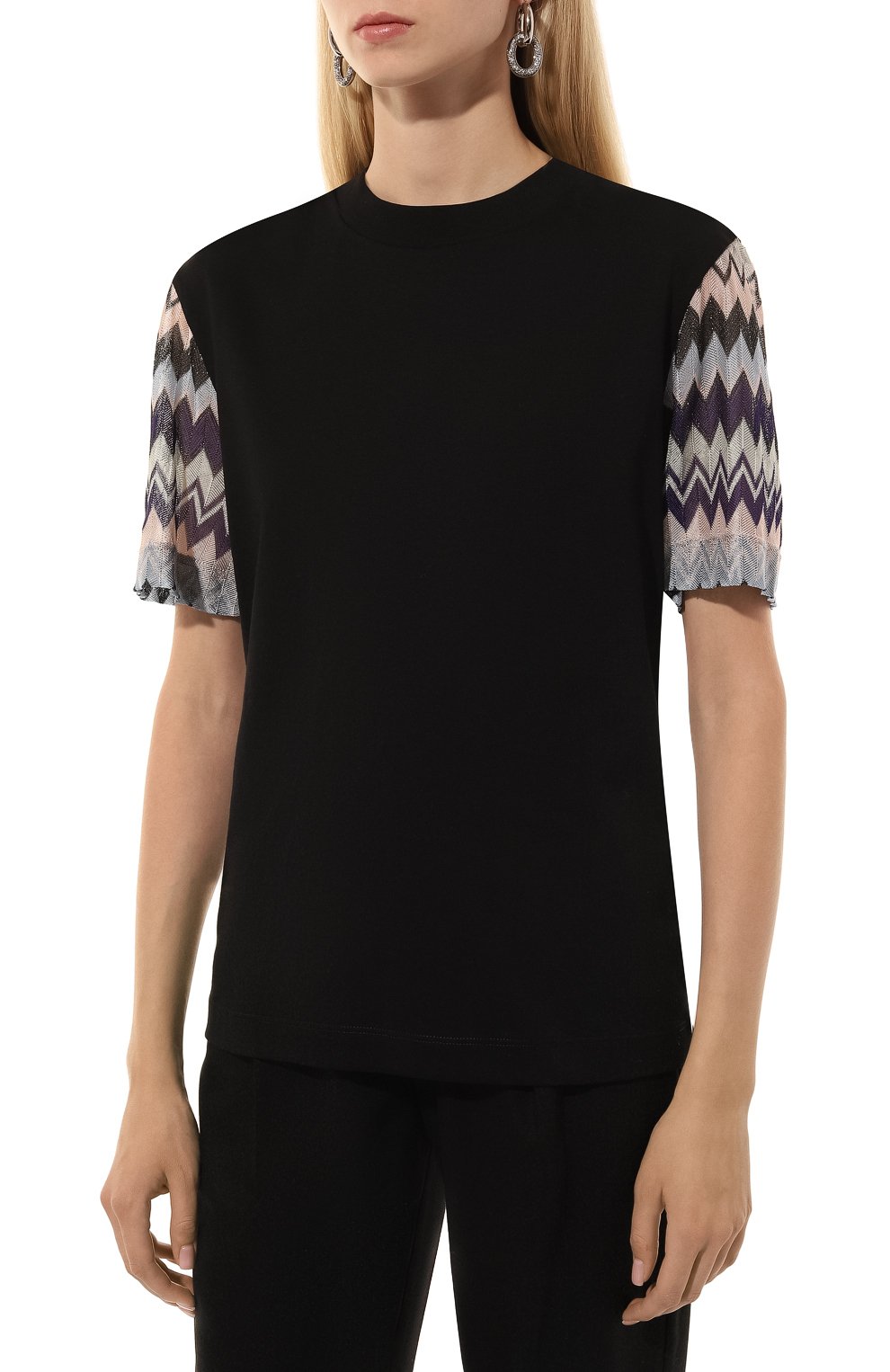 Хлопковая футболка MISSONI, арт. DS24WL04/BJ00K1, фото 3