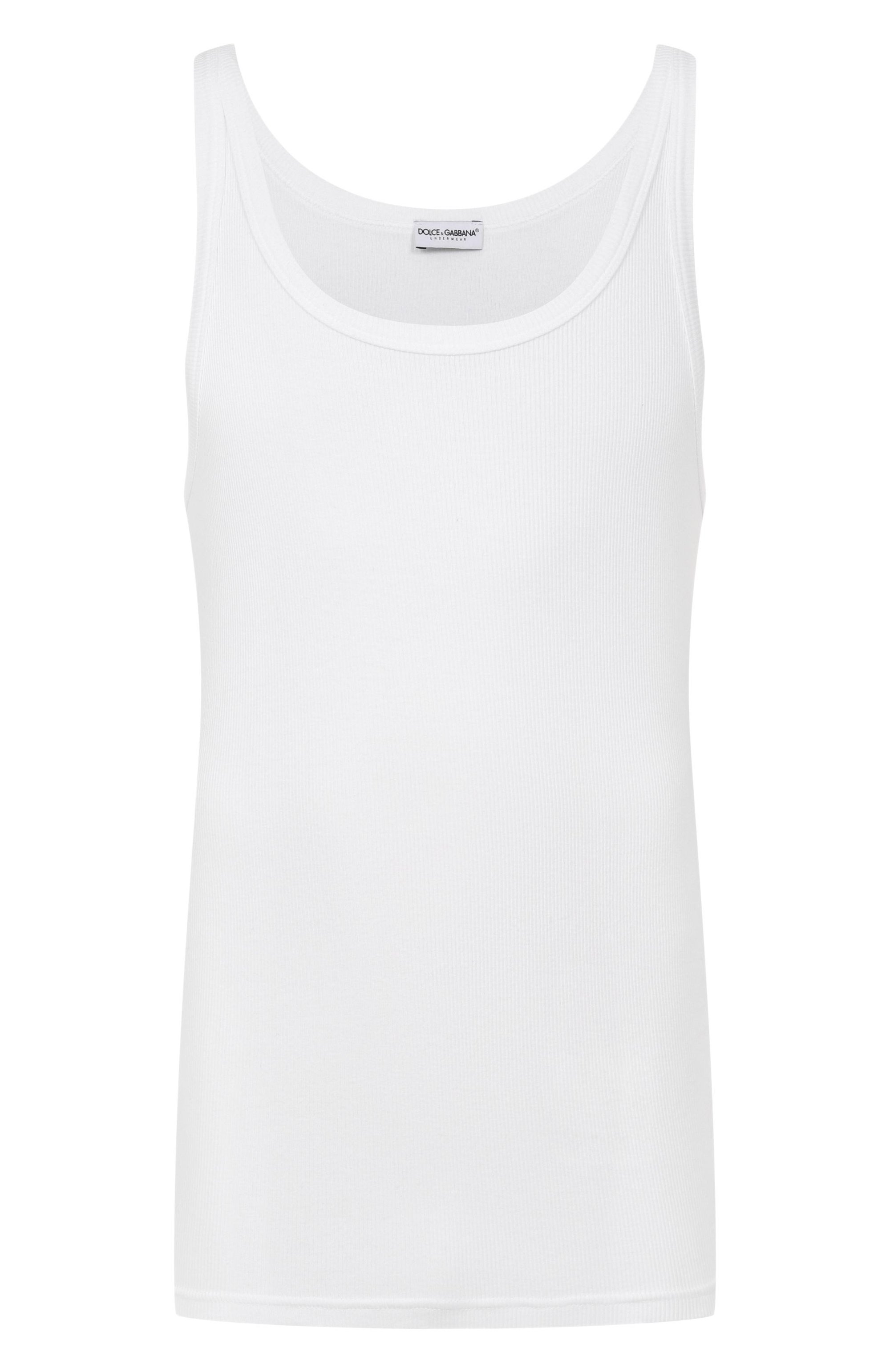 Хлопковая майка DOLCE & GABBANA, арт. M8C19J/0NN96, фото 1