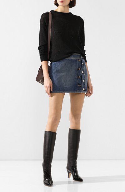 Свитер из смеси льна и шелка BRUNELLO CUCINELLI, арт. M10550200, фото 2