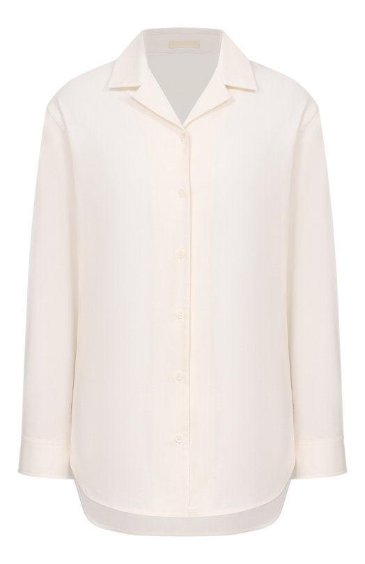 Рубашка из хлопка и шерсти 12 STOREEZ 135305 Кремовый 135305