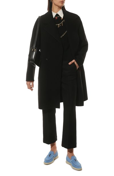 Замшевые лоферы summer charms LORO PIANA, арт. FAL5899, фото 2