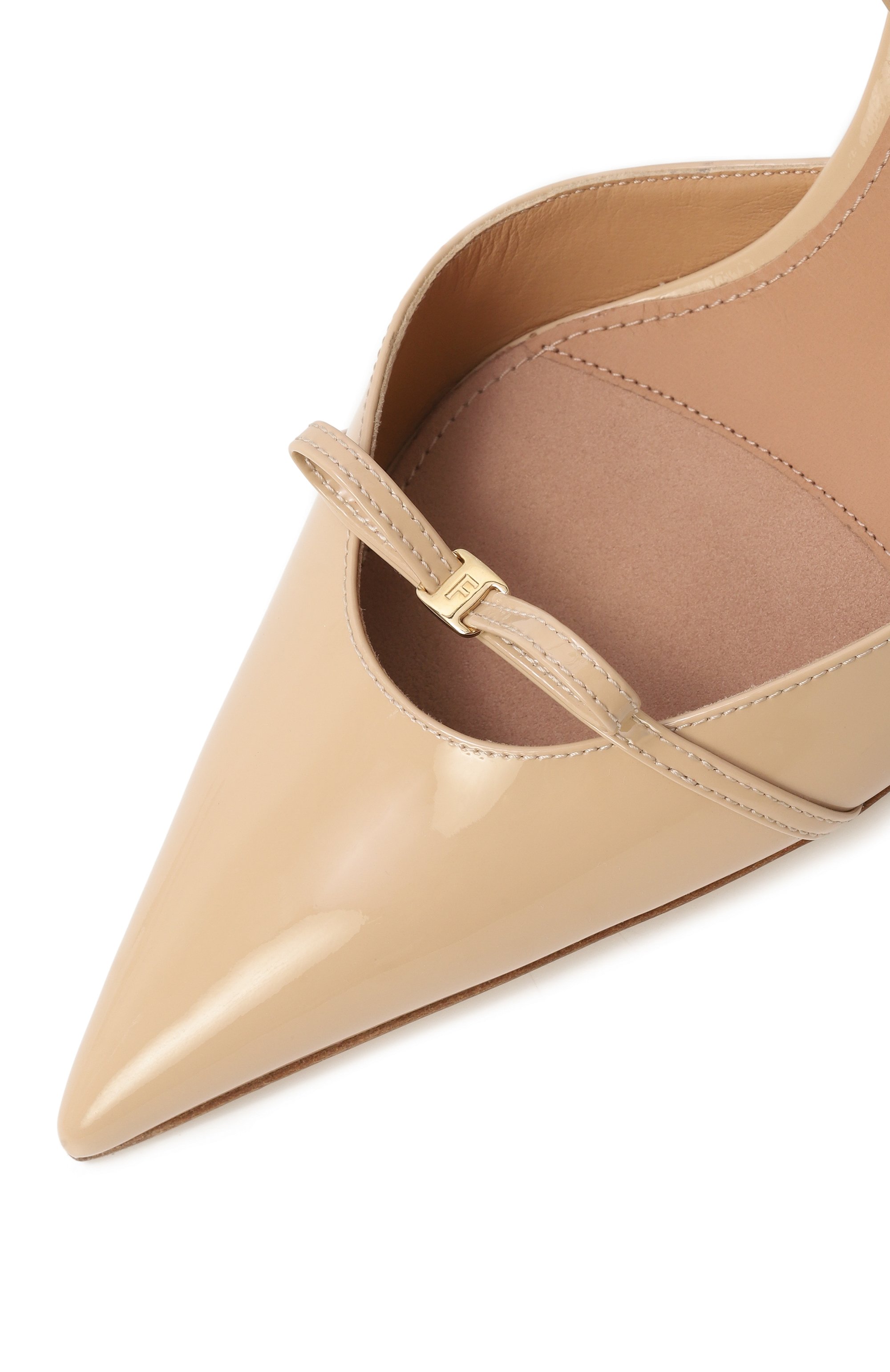 Кожаные туфли mini bow FERRAGAMO, арт. 01J694/781106, фото 7