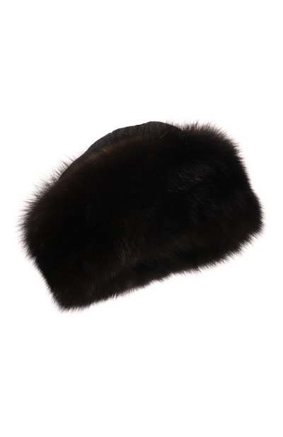 Женская меховая шапка из соболя BLACK SABLE, арт. BS-FHB-EB