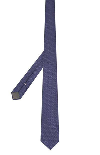 Шелковый галстук CANALI синего цвета по цене 8620 руб., арт. 18/HJ02419, фото 2 Шелковый галстук CANALI, арт. 18/HJ02419, фото 2