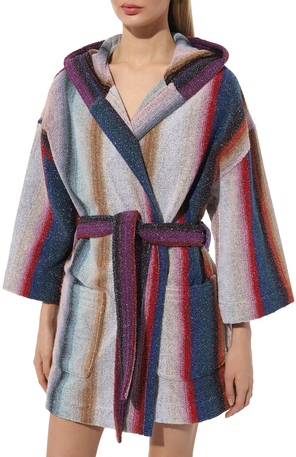 Хлопковый халат MISSONI, арт. 1C3AC99735C, фото 3