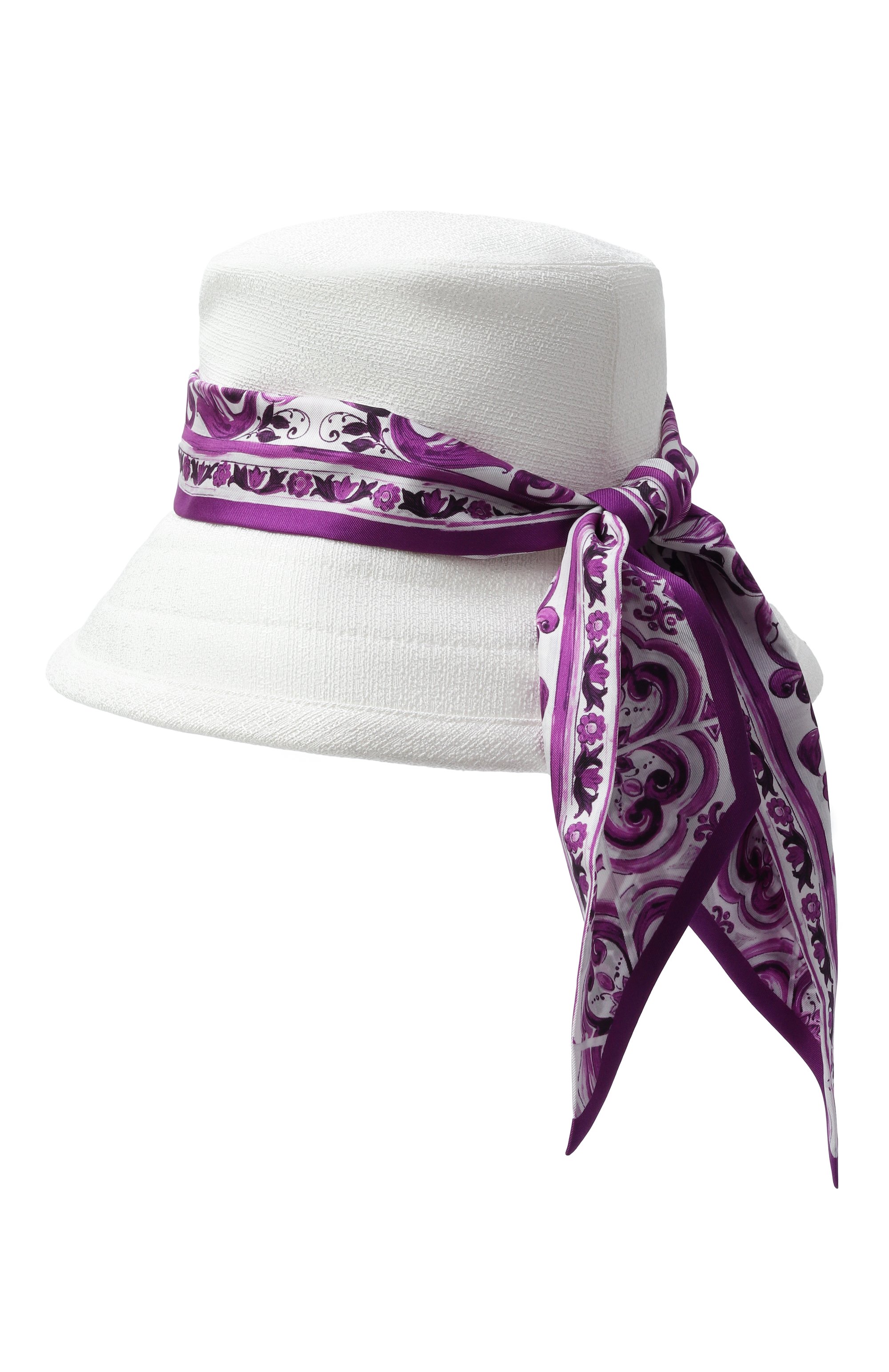 Панама из хлопка и шелка DOLCE & GABBANA, арт. FH671A/FU9AU, фото 3