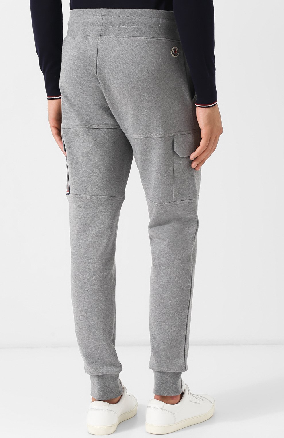 Хлопковые джоггеры с карманами MONCLER, арт. D2-091-87000-50-80473, фото 4