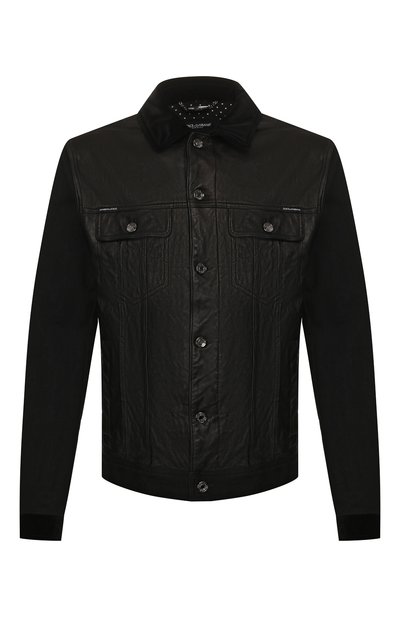 Комбинированная куртка DOLCE & GABBANA, арт. G9RG0D/G8BU3, фото 1