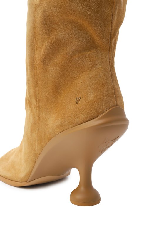 Замшевые ботфорты Kind Naked Wolfe KIND/C0W SUEDE Бежевый  KIND/C0W SUEDE Фото 7