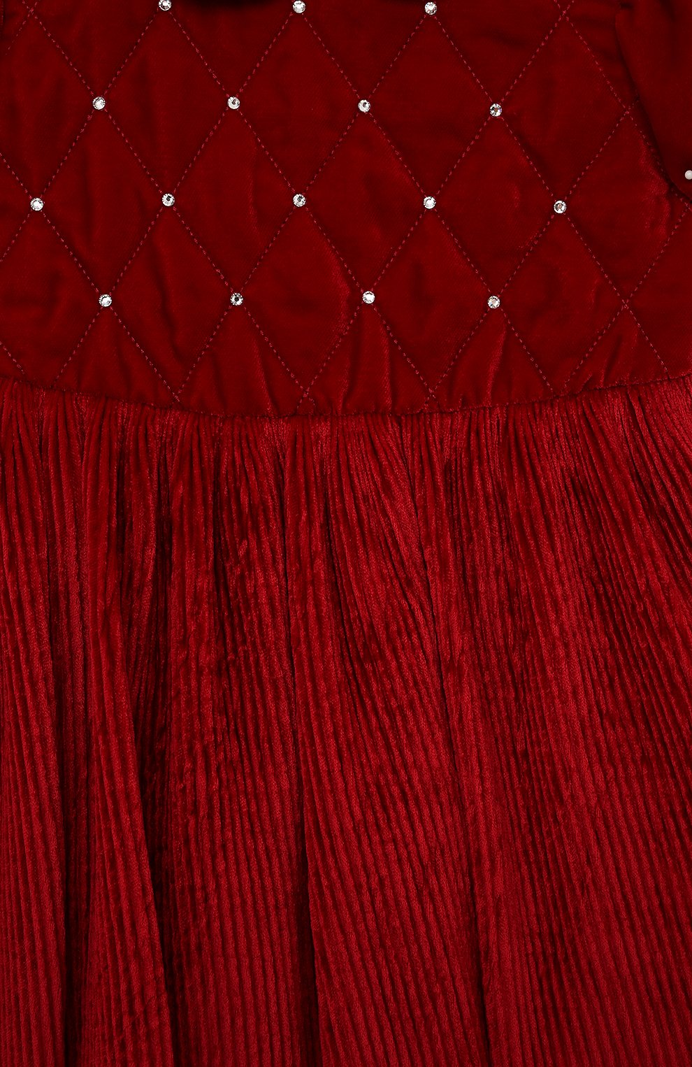 Бархатное платье MONNALISA, арт. 73D901, фото 3