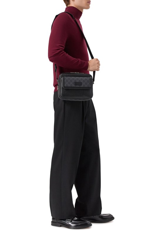 Сумка GG Supreme small Gucci 795464/FACU5 Чёрный  795464/FACU5 Фото 7