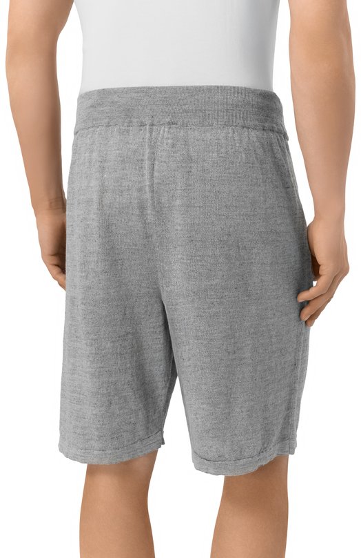 Шорты изо льна и шелка Andrea Campagna M5426-8088 Серый  M5426-8088 Фото 4