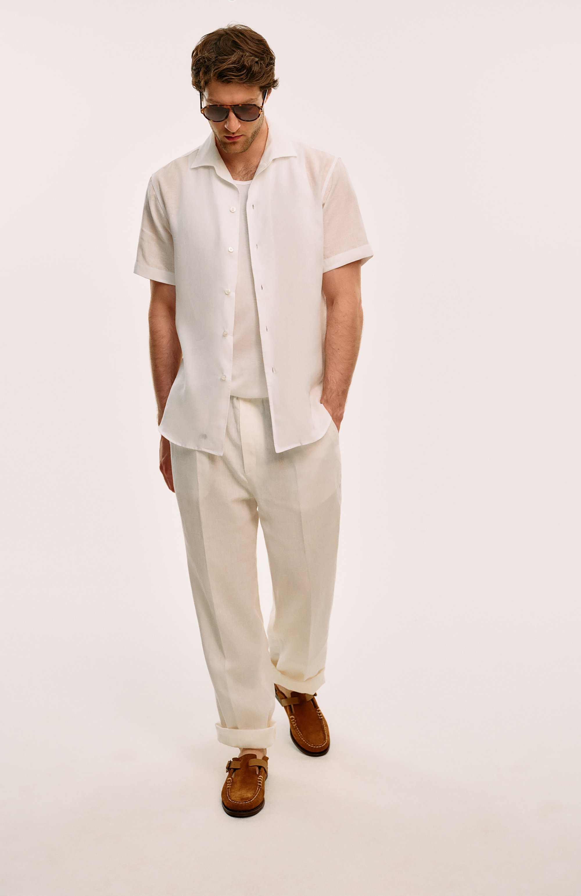 Льняные брюки BRIONI, арт. RP2Z0L-PB114, фото 7