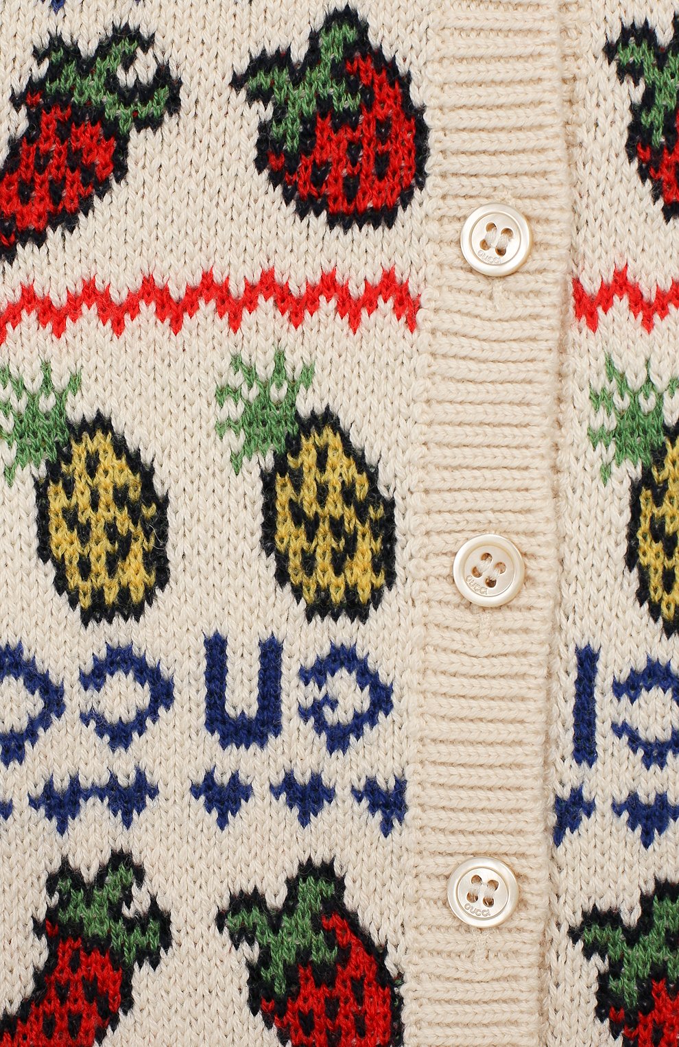 Кардиган из шерсти и хлопка GUCCI, арт. 580163/XKAVT, фото 3